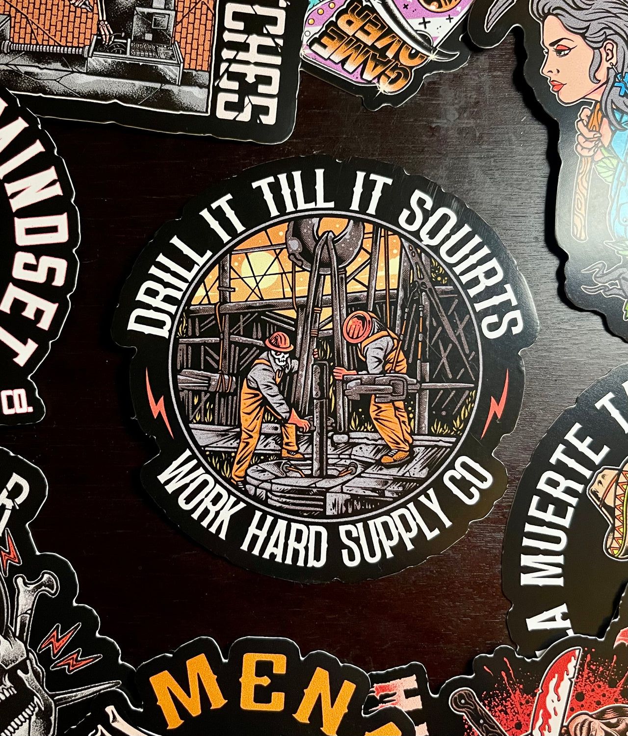Drill It Till Squirts Sticker